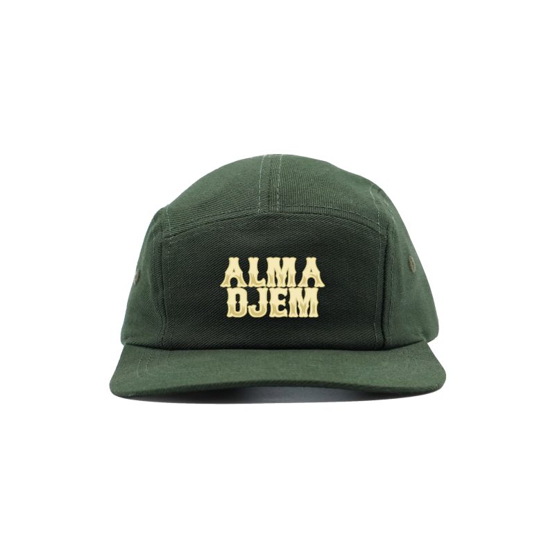 Boné 5 Panel Gold Alma Djem - Verde Musgo