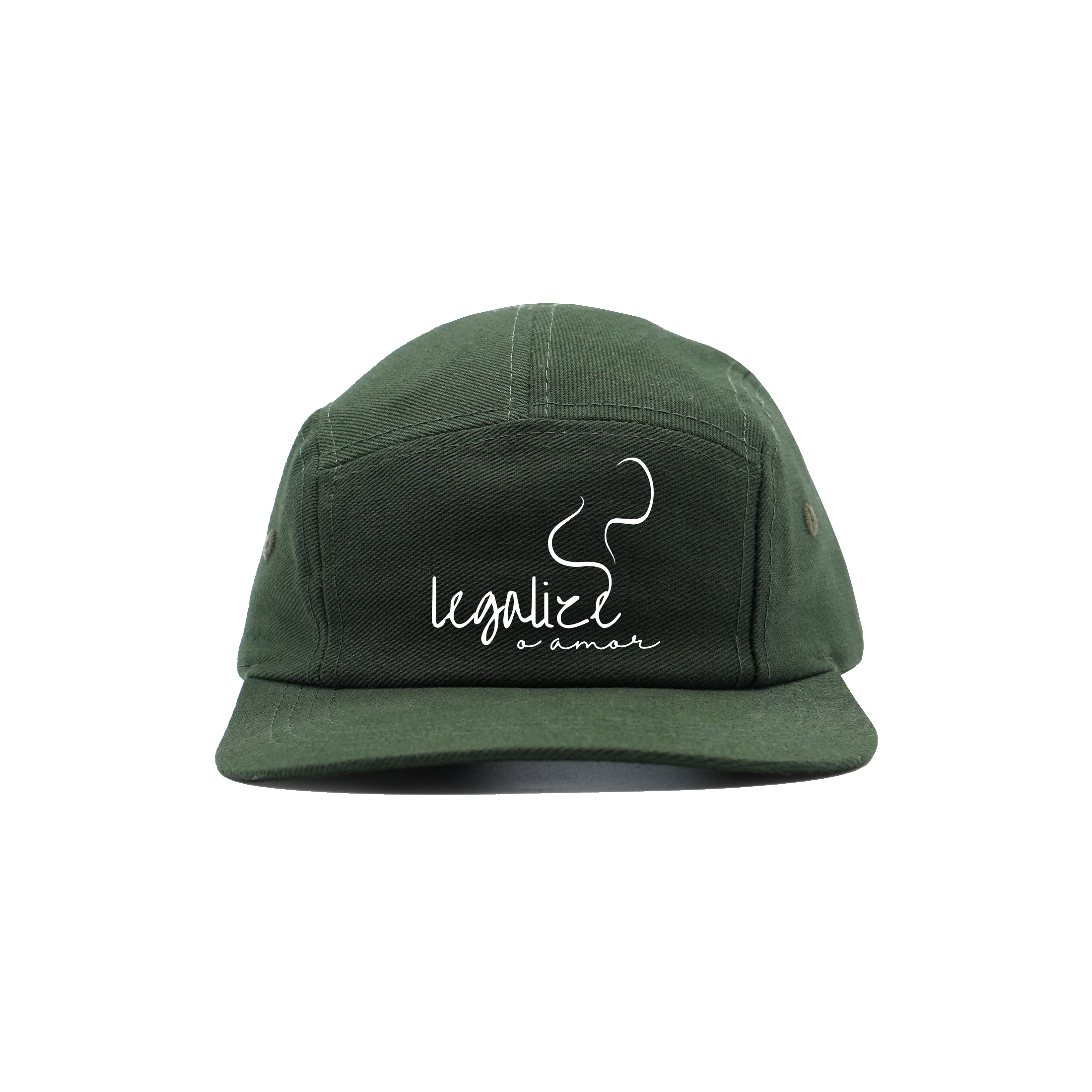 Boné 5 Panel Legalize Voraz - Verde Musgo
