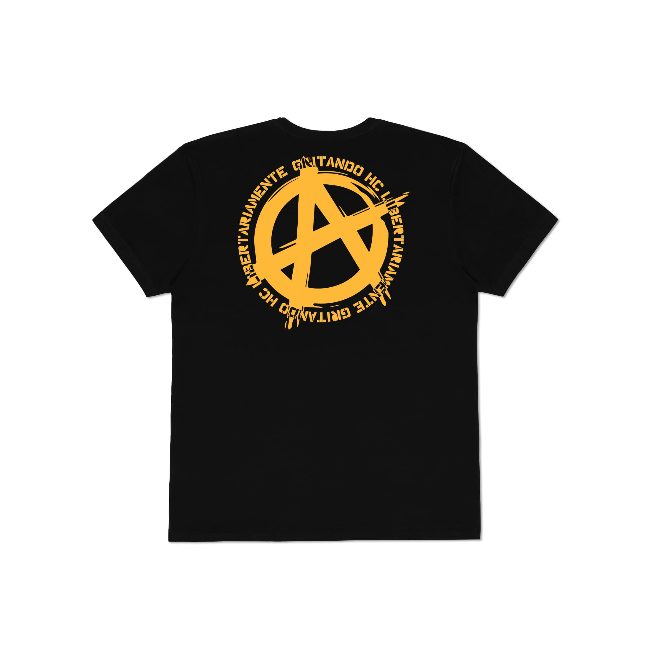 Camiseta Punk Gritando HC - Preto