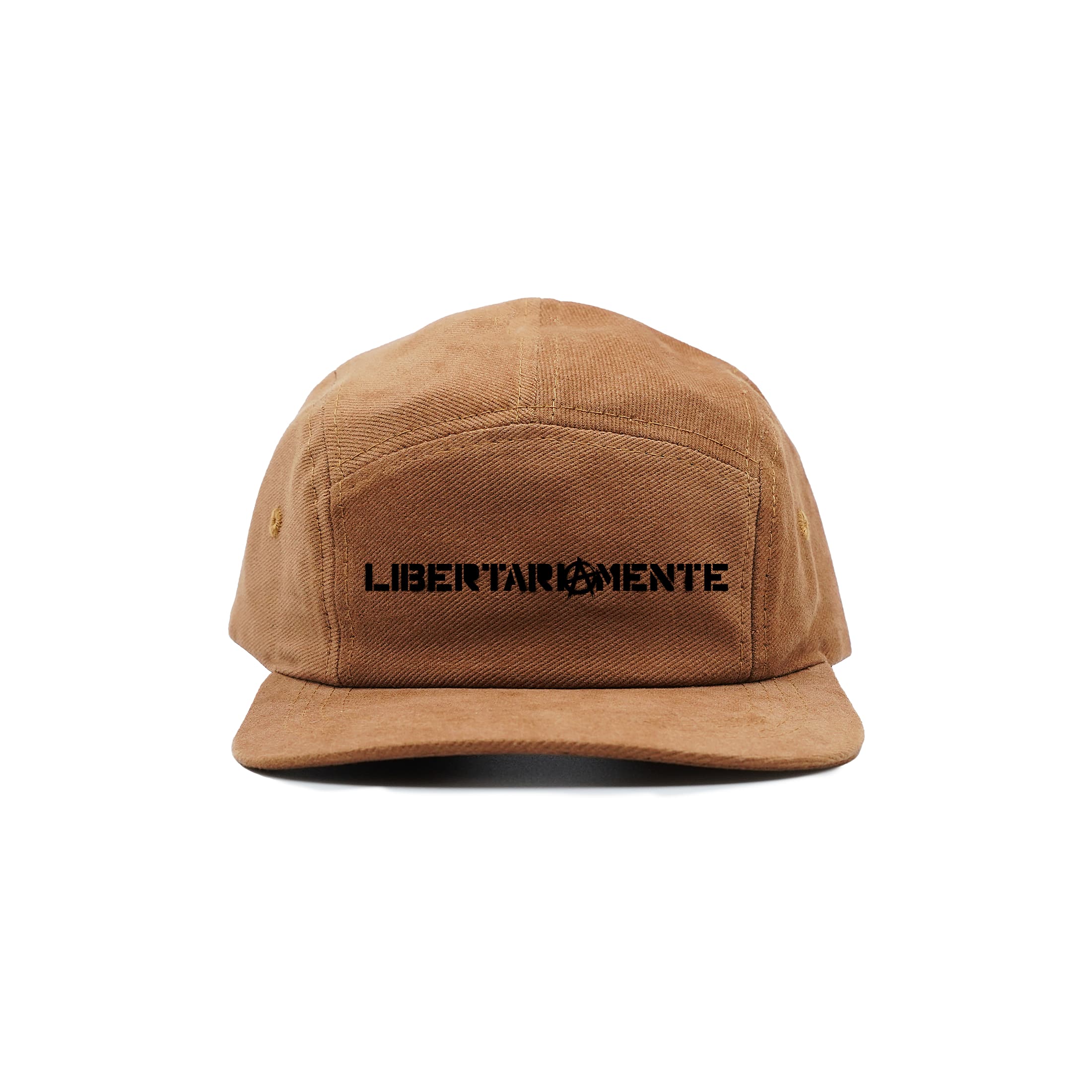Boné 5 Panel Libertariamente Gritando HC - Marrom