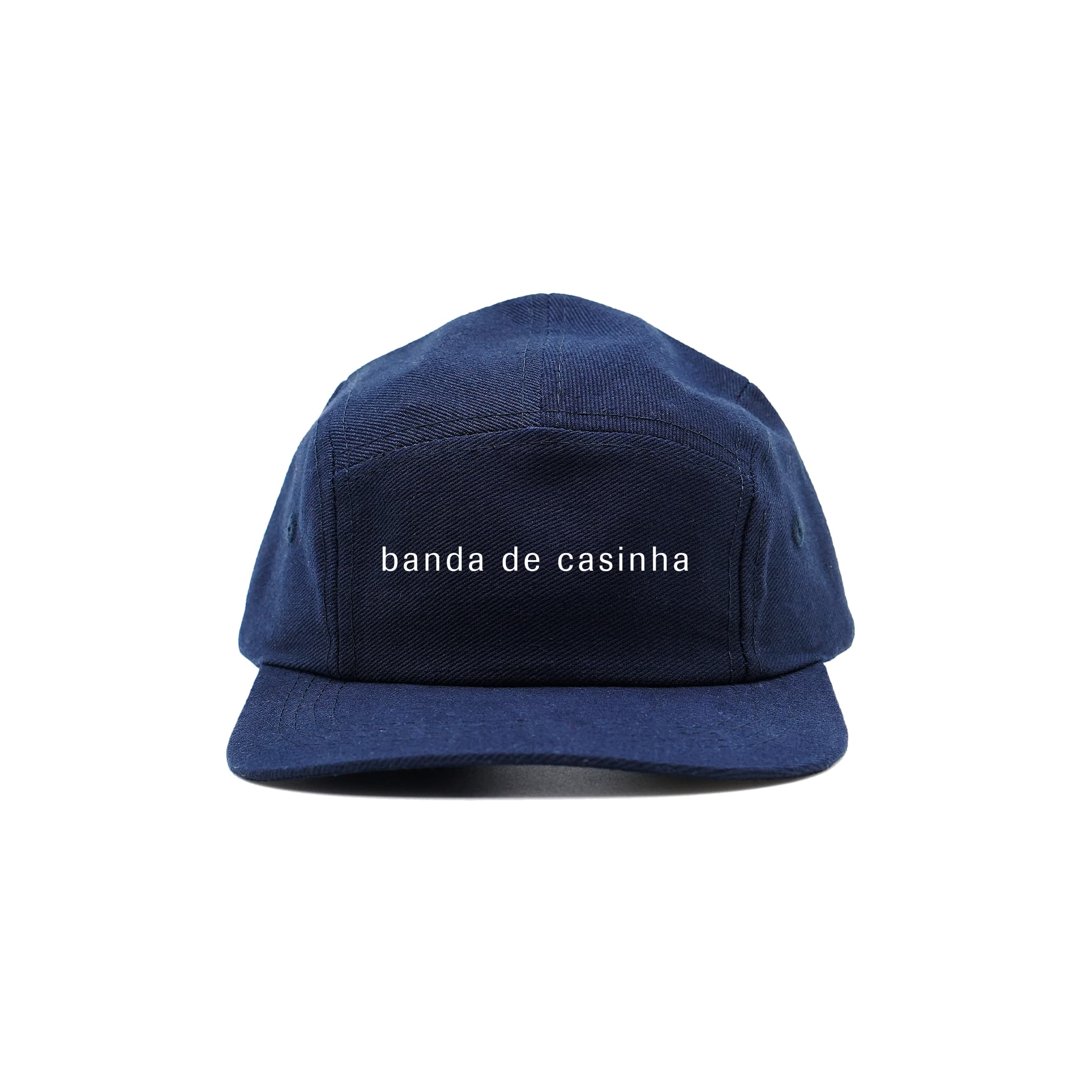 Boné 5 Panel Banda de Casinha Downstage - Azul Marinho