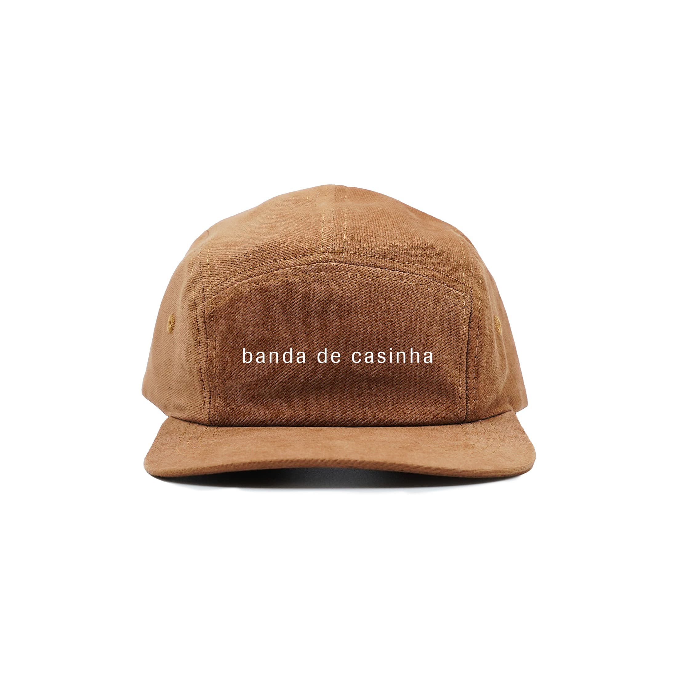 Boné 5 Panel Banda de Casinha Downstage - Marrom