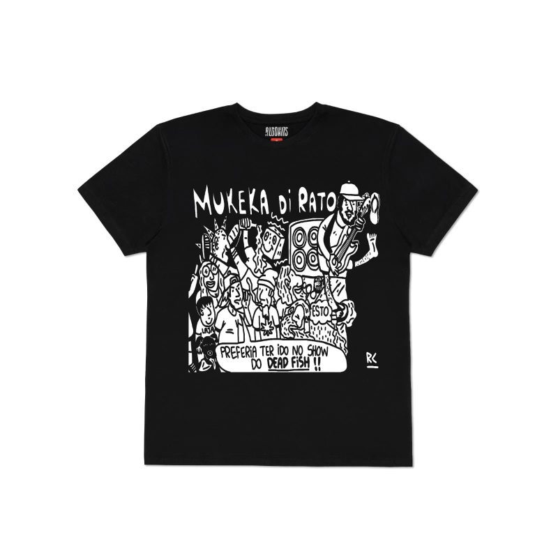 Camiseta Show Mukeka di Rato - Preto