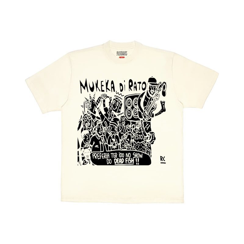 Camiseta Show Mukeka di Rato - Off White