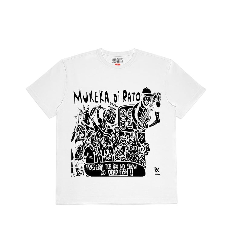Camiseta Show Mukeka di Rato - Branco