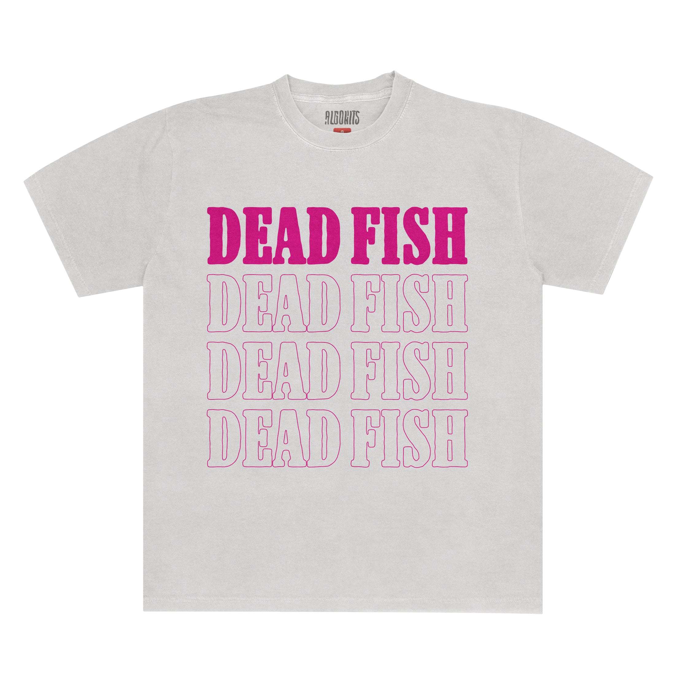 Camiseta 3x Logo Dead Fish - Branco