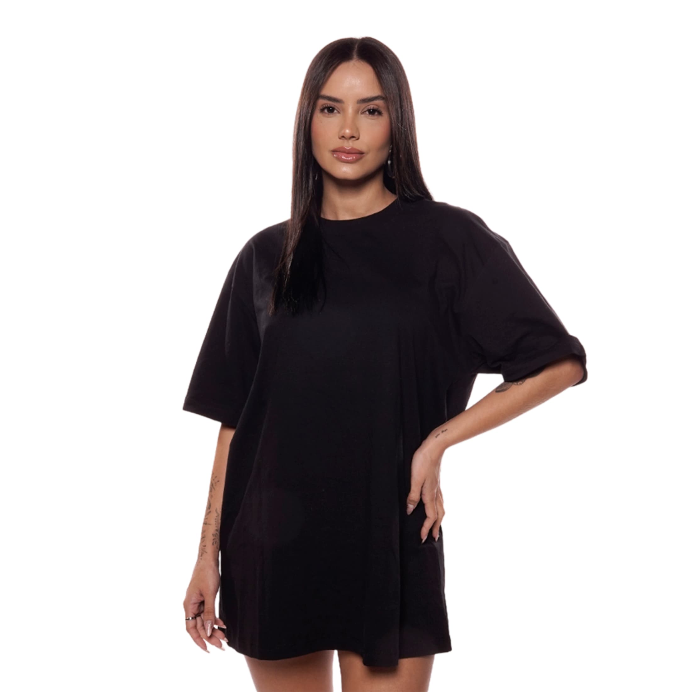 Camiseta Coragem Júlia Rezende - Preto