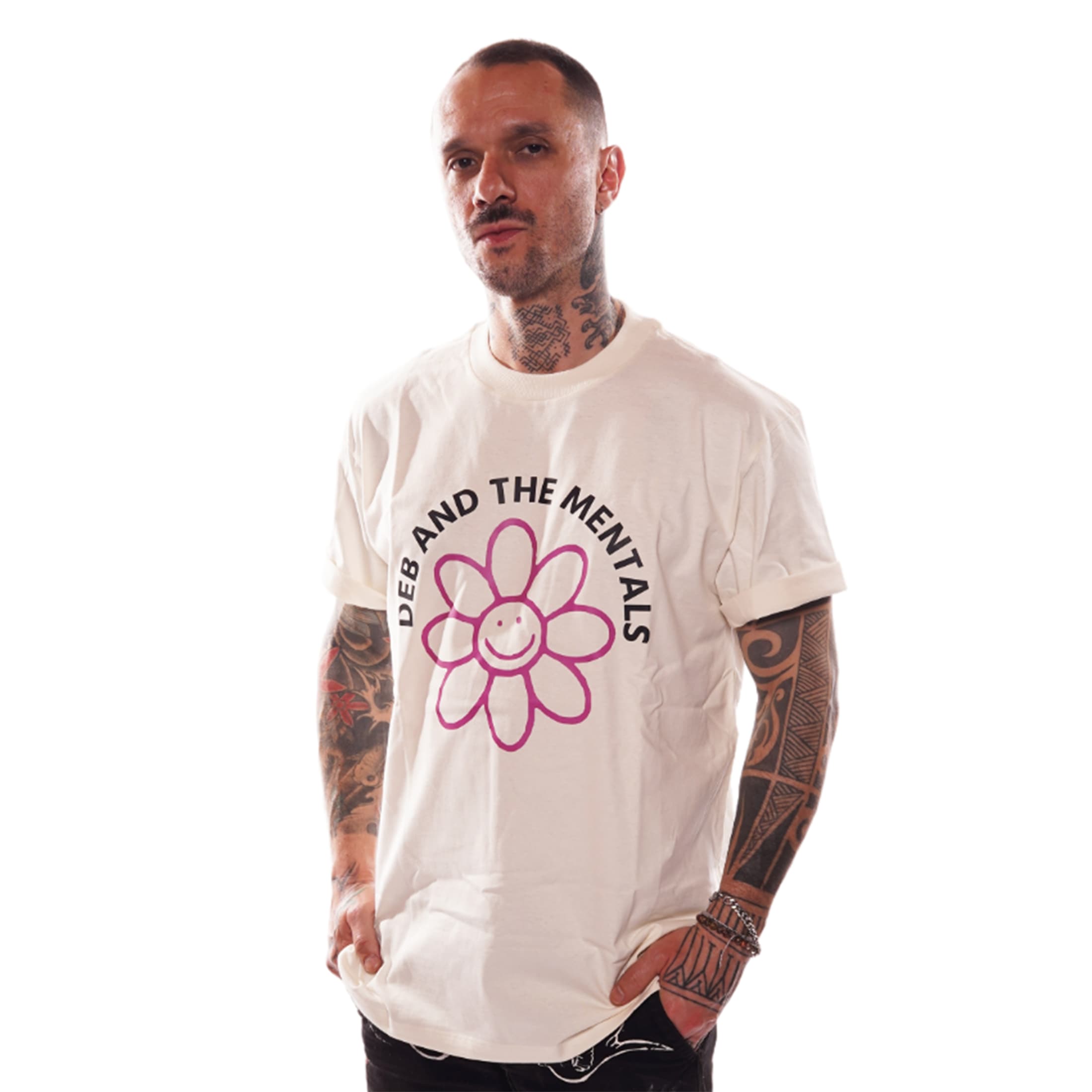 Camiseta Deb And The Mentals – Off White