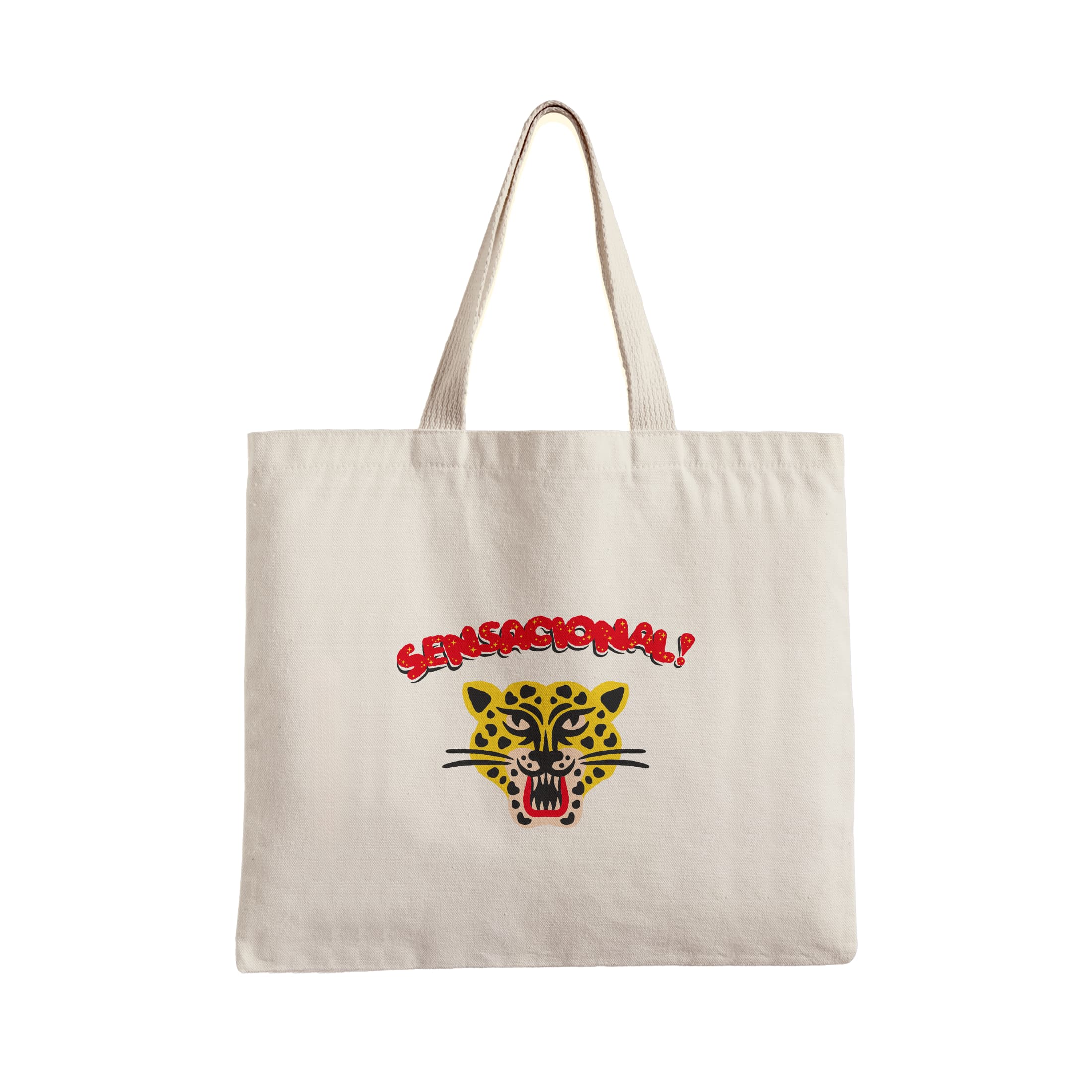 Ecobag Que seja Sensa! Sensacional! - Off White