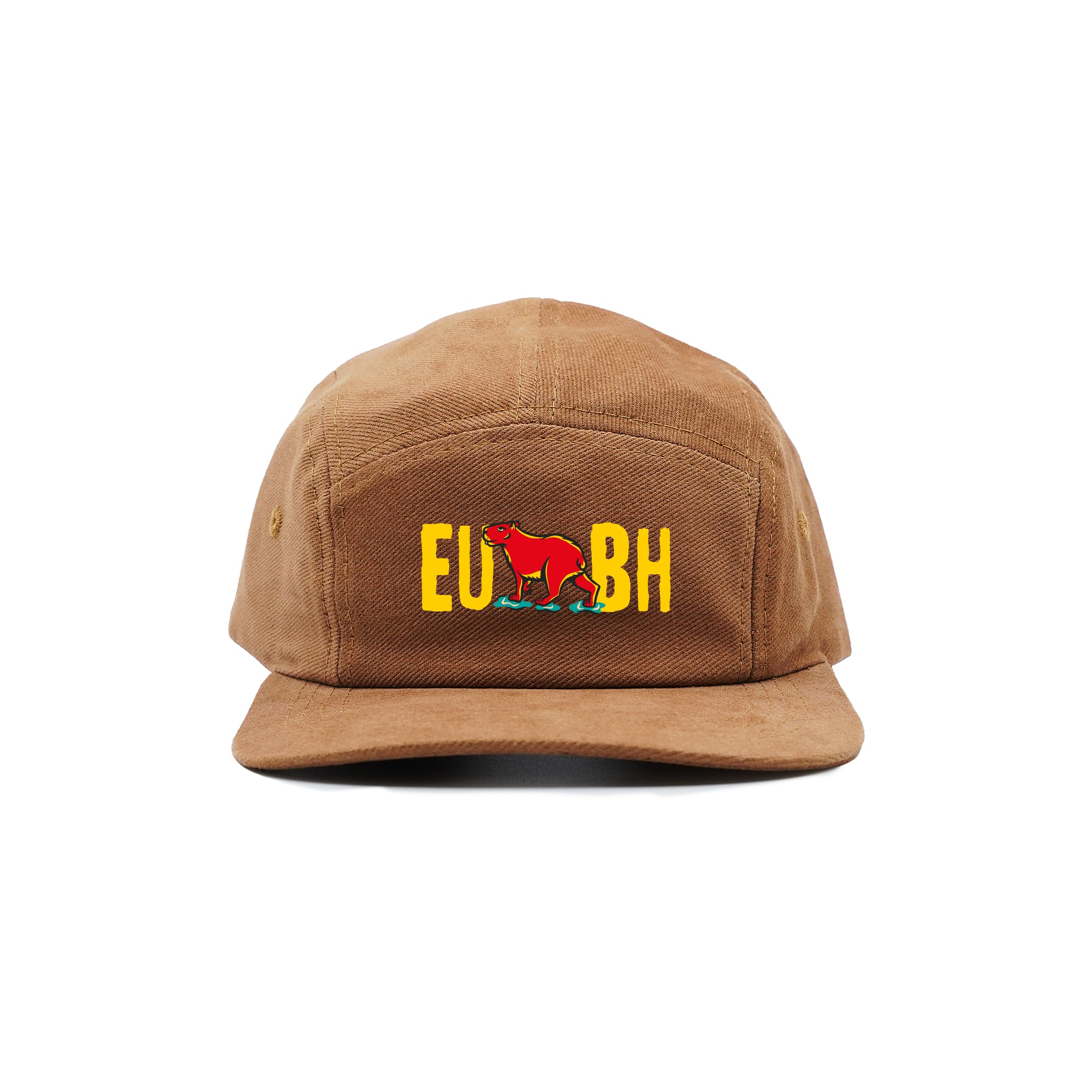 Boné 5 Panel BEAGA Sensacional! - Marrom