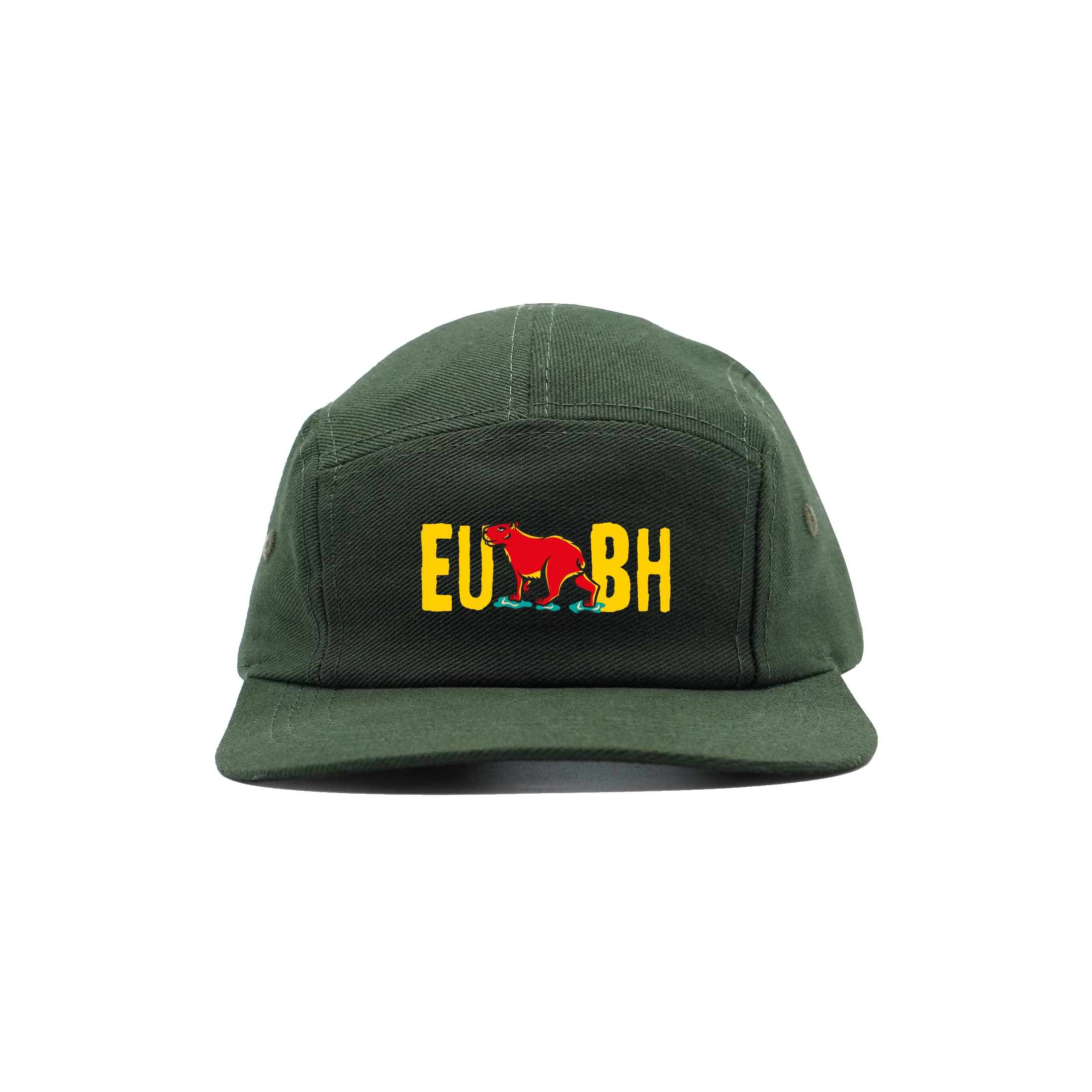 Boné 5 Panel BEAGA Sensacional! - Verde Musgo