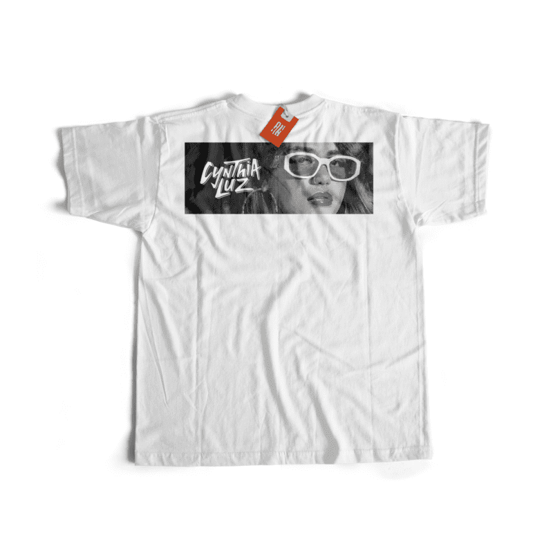 Camiseta Foto Cynthia Luz - Branco