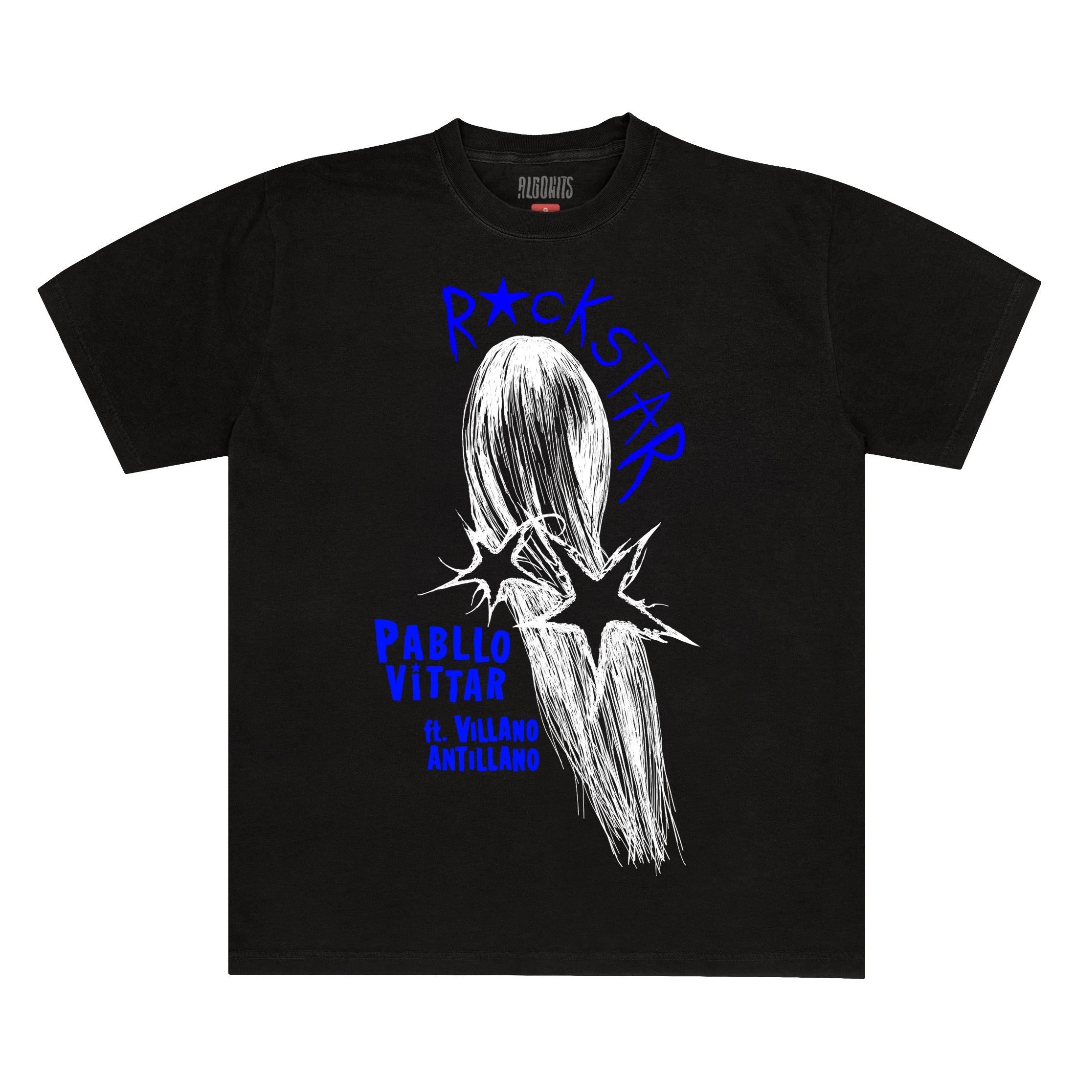 Camiseta ROCKSTAR Pabllo Vittar - Preto