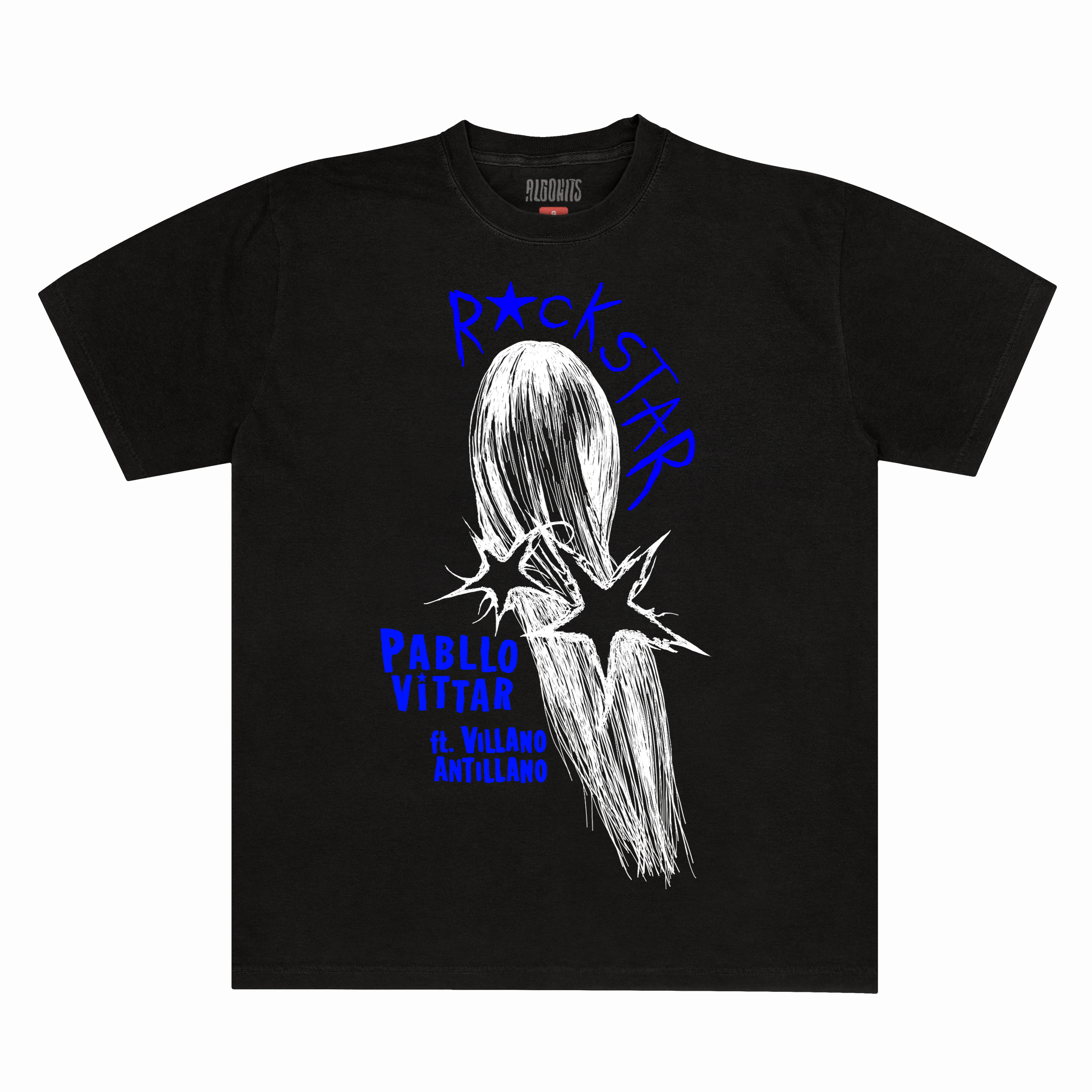 Camiseta ROCKSTAR Pabllo Vittar - Preto