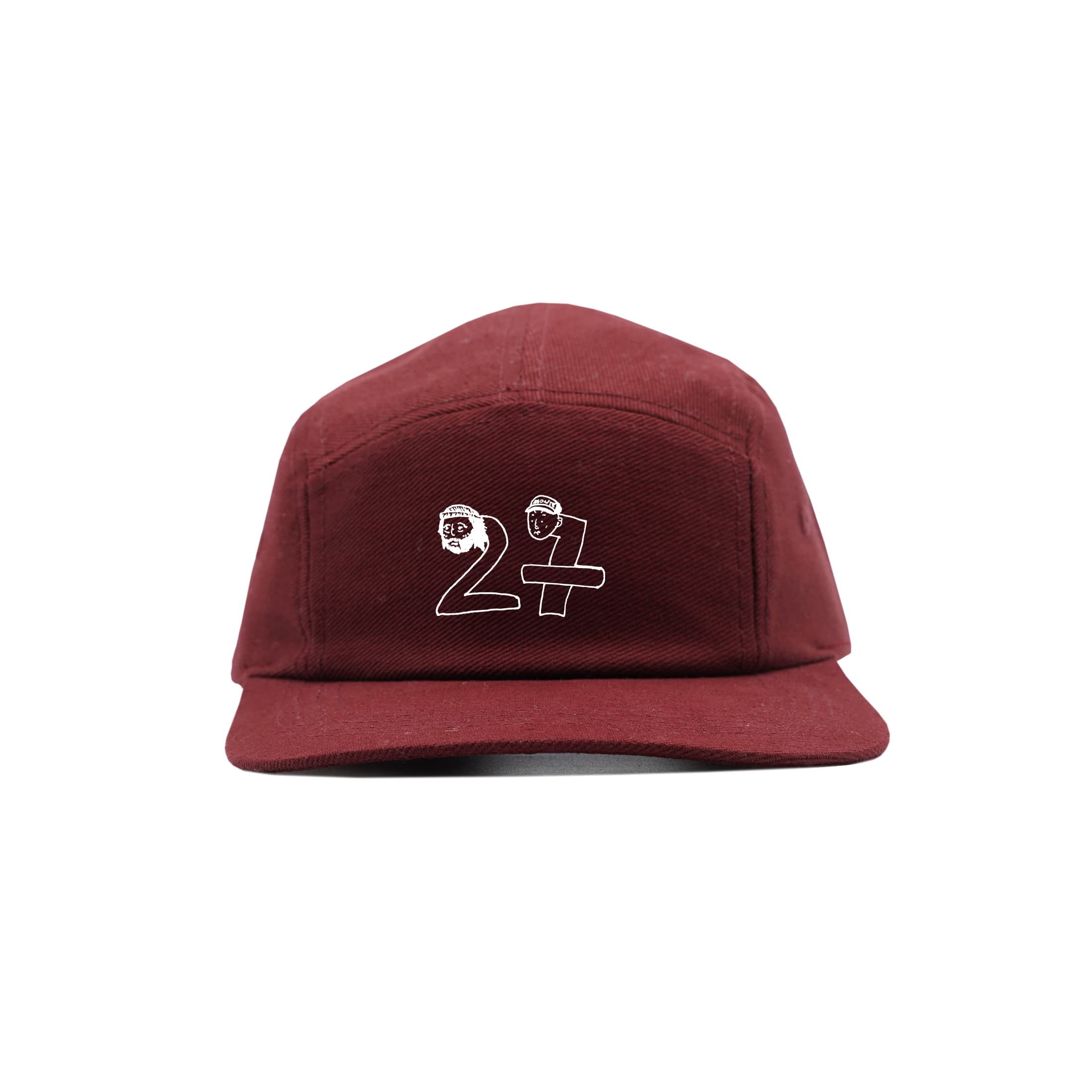 Boné 5 Panel Prod 27 - Bordô