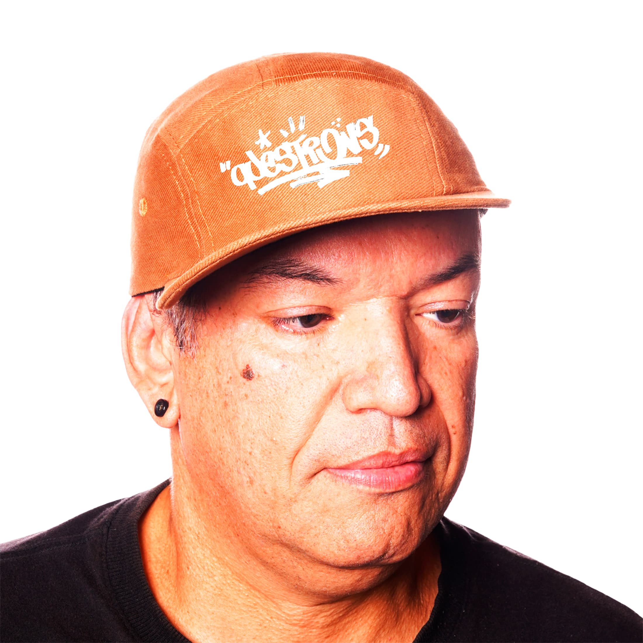 Boné 5 Panel Questions - Marrom