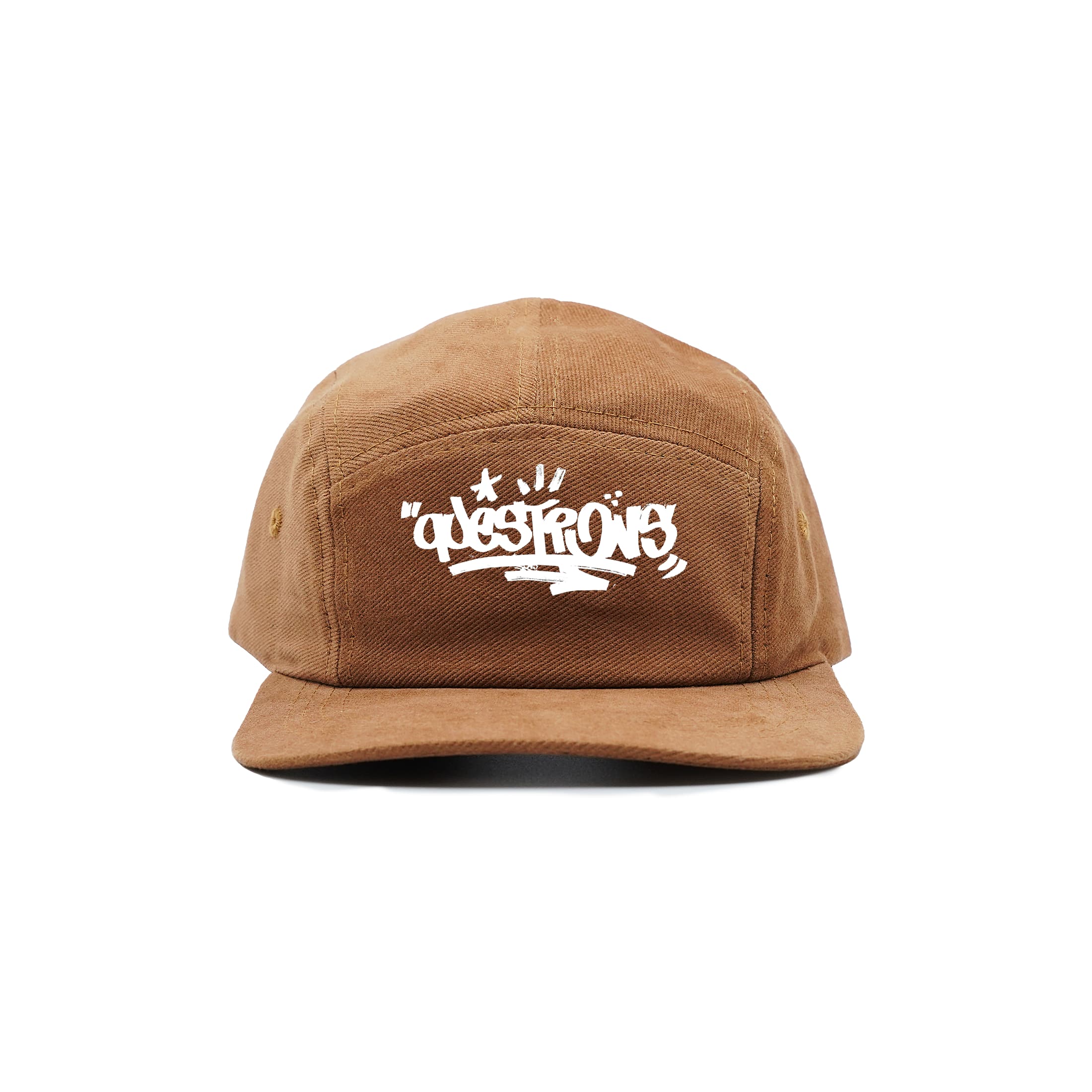 Boné 5 Panel Questions - Marrom
