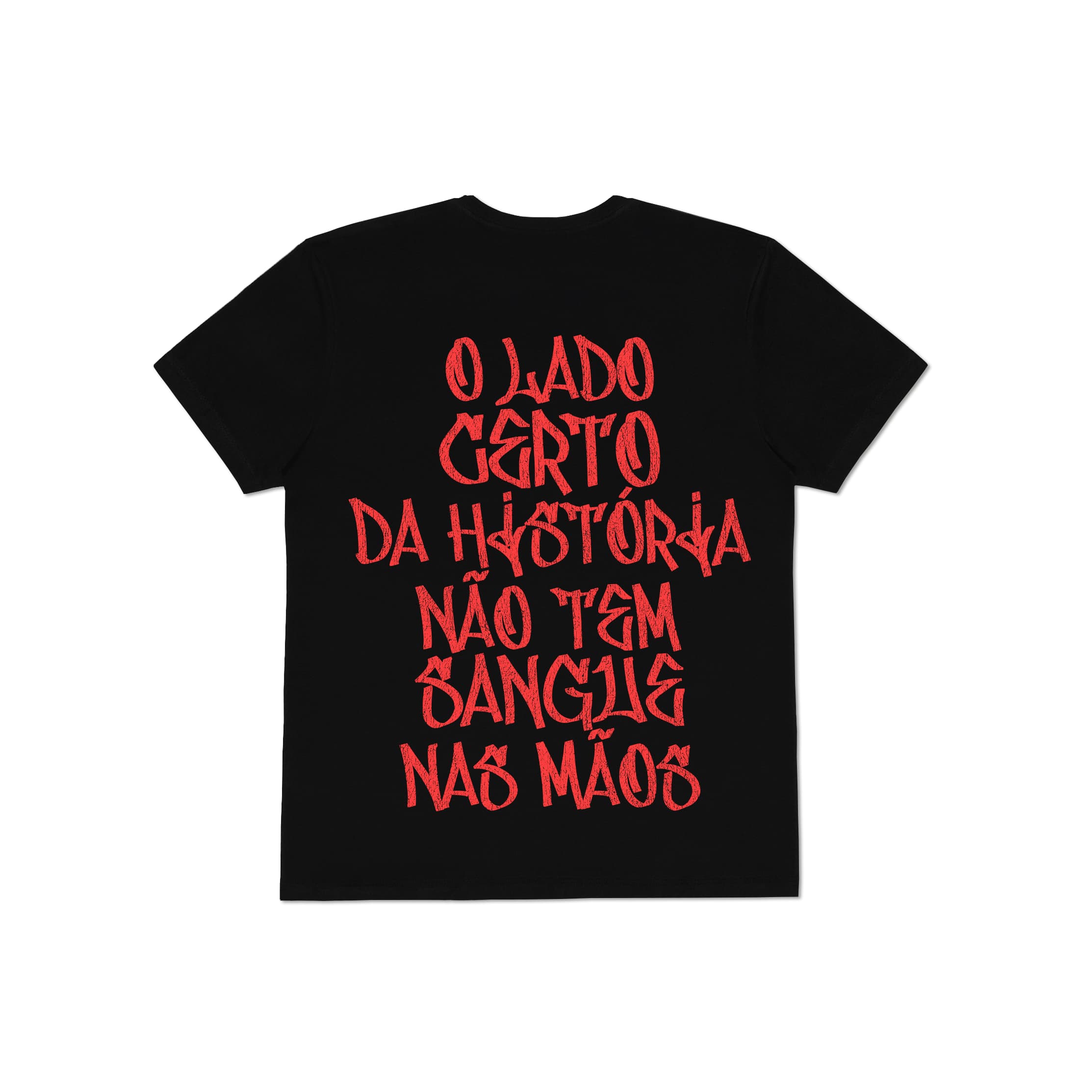 Camiseta Sangue nas Mãos Dead Fish - Preto