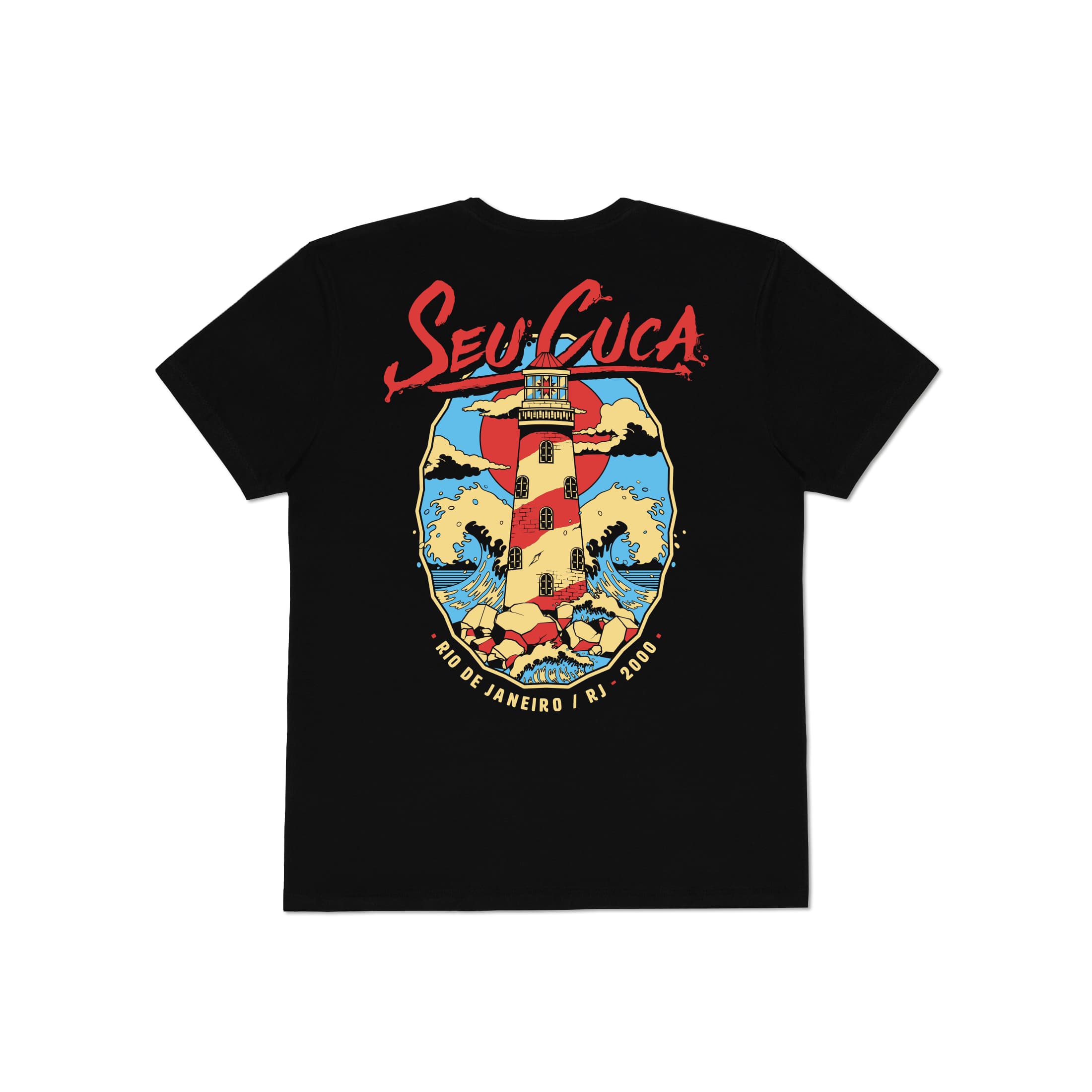 Camiseta Farol Seu Cuca - Preto