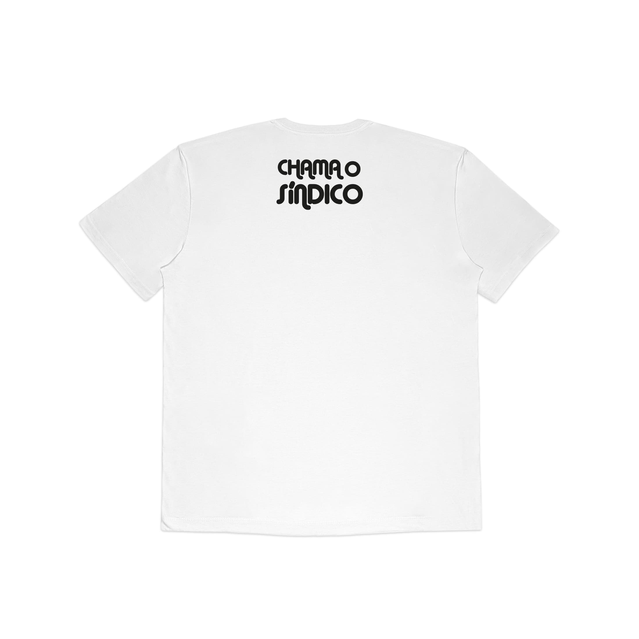 Camiseta Clássica Chama o Síndico - Branco
