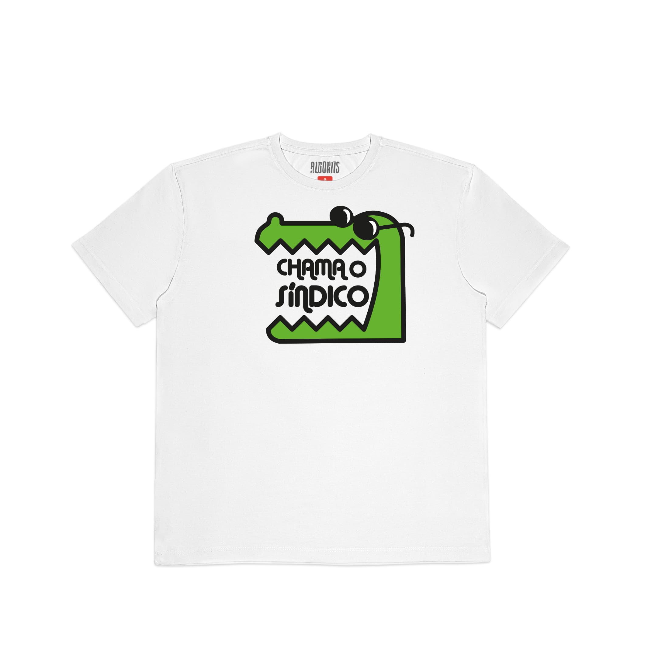 Camiseta Clássica Chama o Síndico - Branco