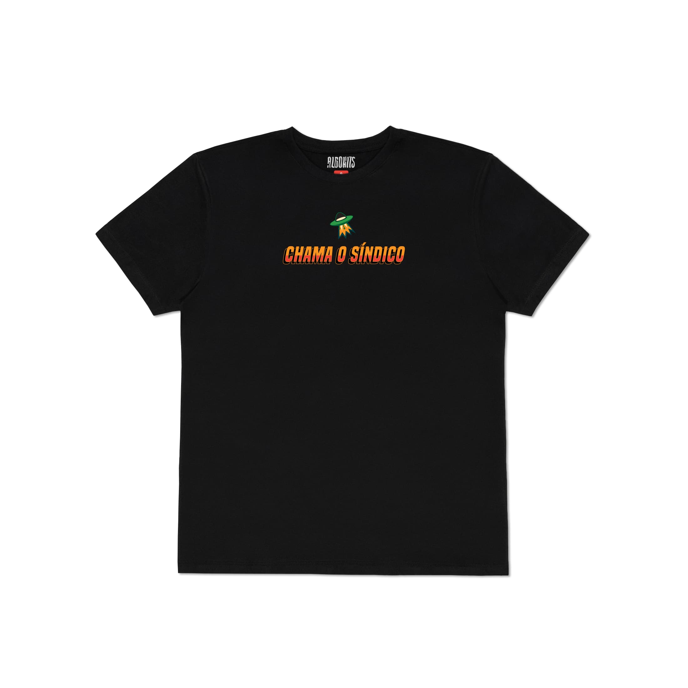 Camiseta Se o mundo inteiro pudesse me ouvir Chama o Síndico - Preto