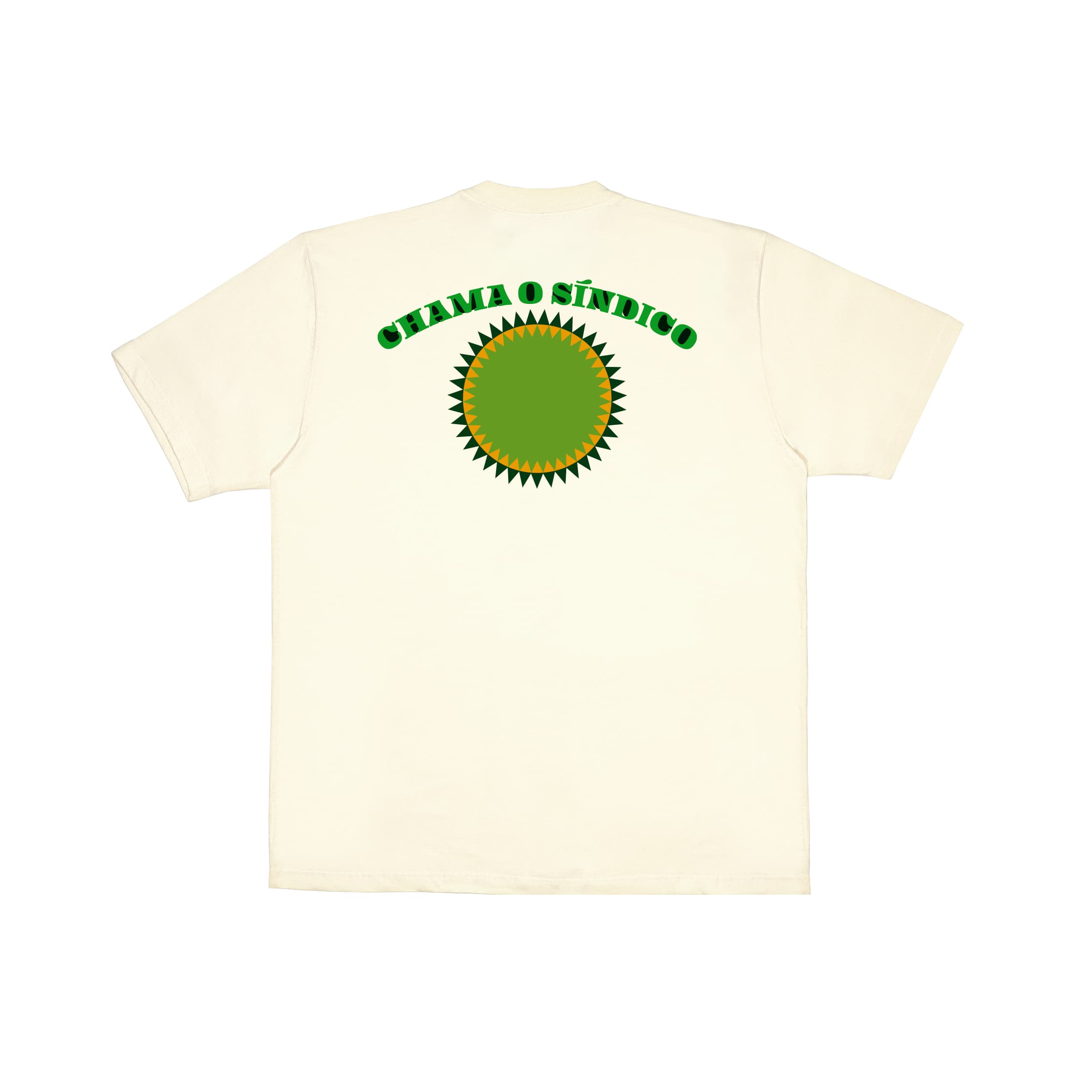 Camiseta De volta para o futuro Chama o Síndico - Off White