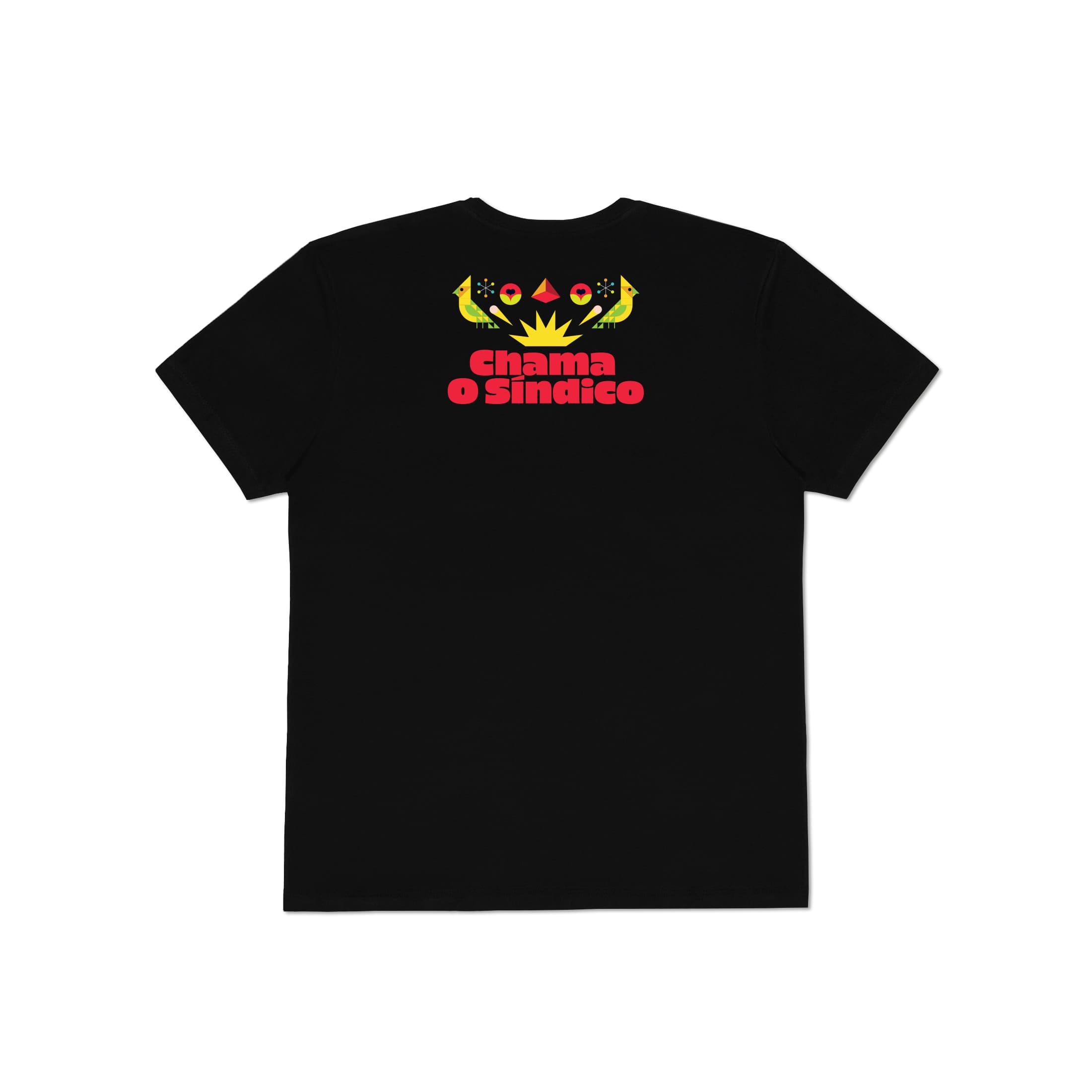 Camiseta Um dia chego lá Chama o Síndico - Preto