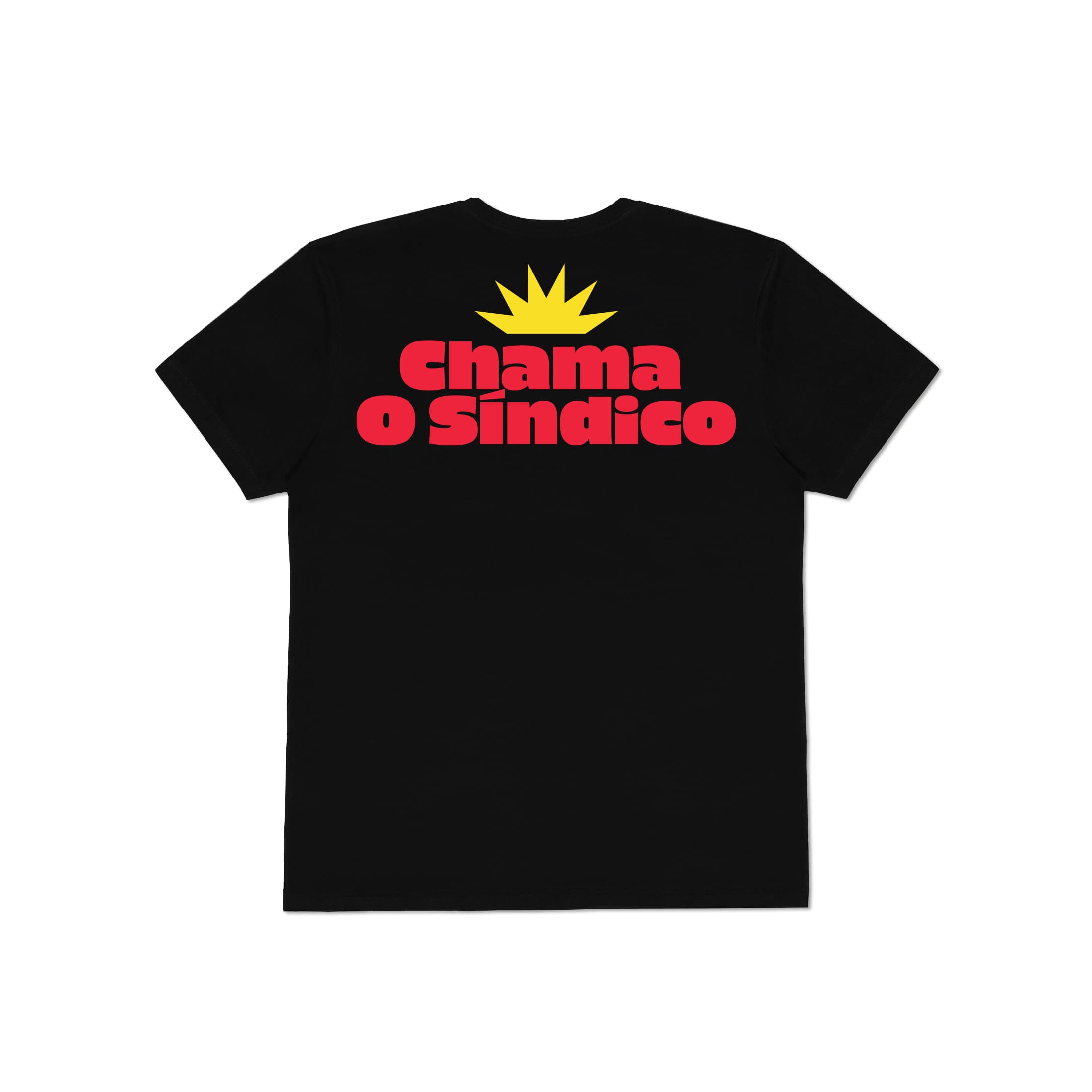 Camiseta Jacaré um dia chego lá Chama o Síndico - Preto