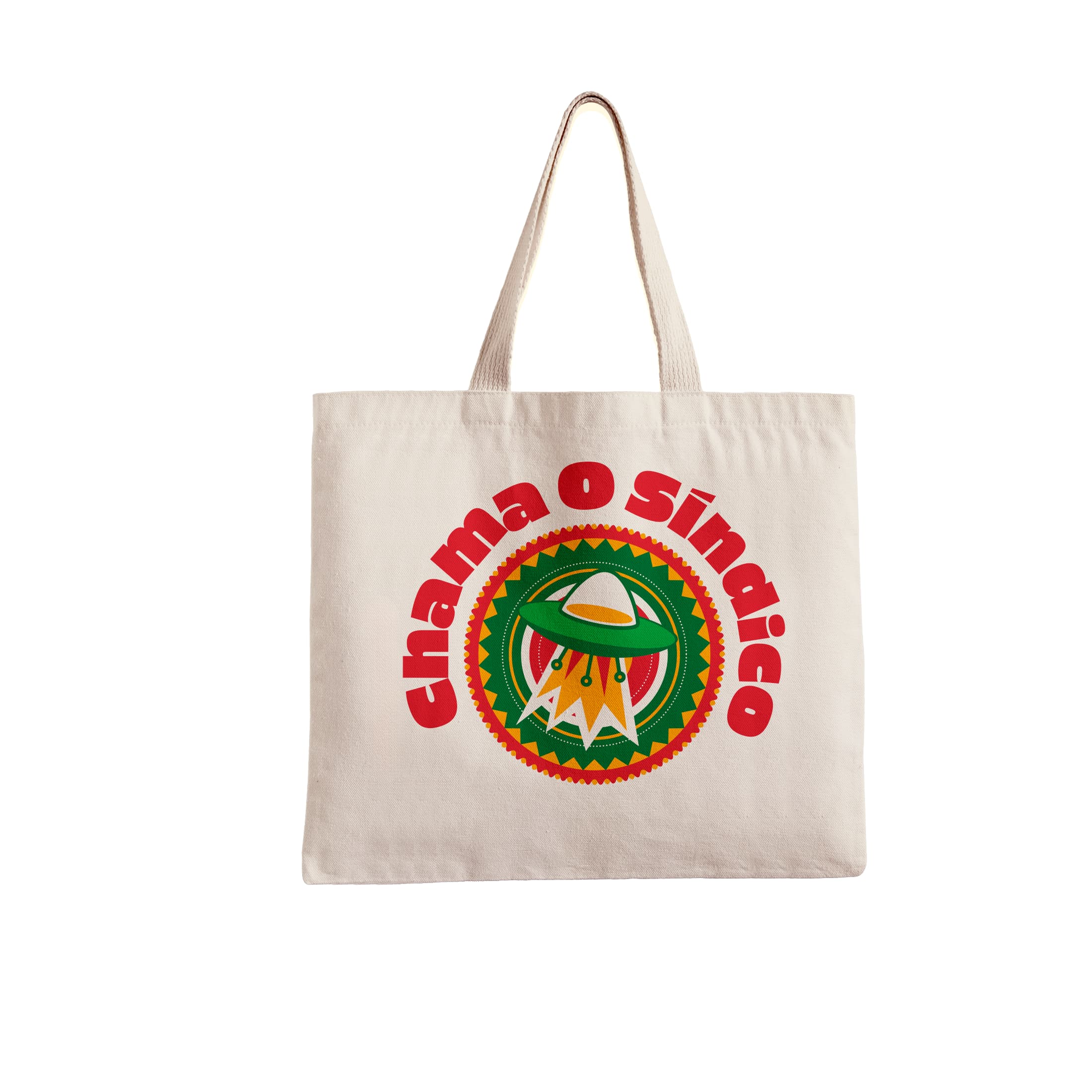 Ecobag A incrível história de um país tropical Chama o Síndico - Off White