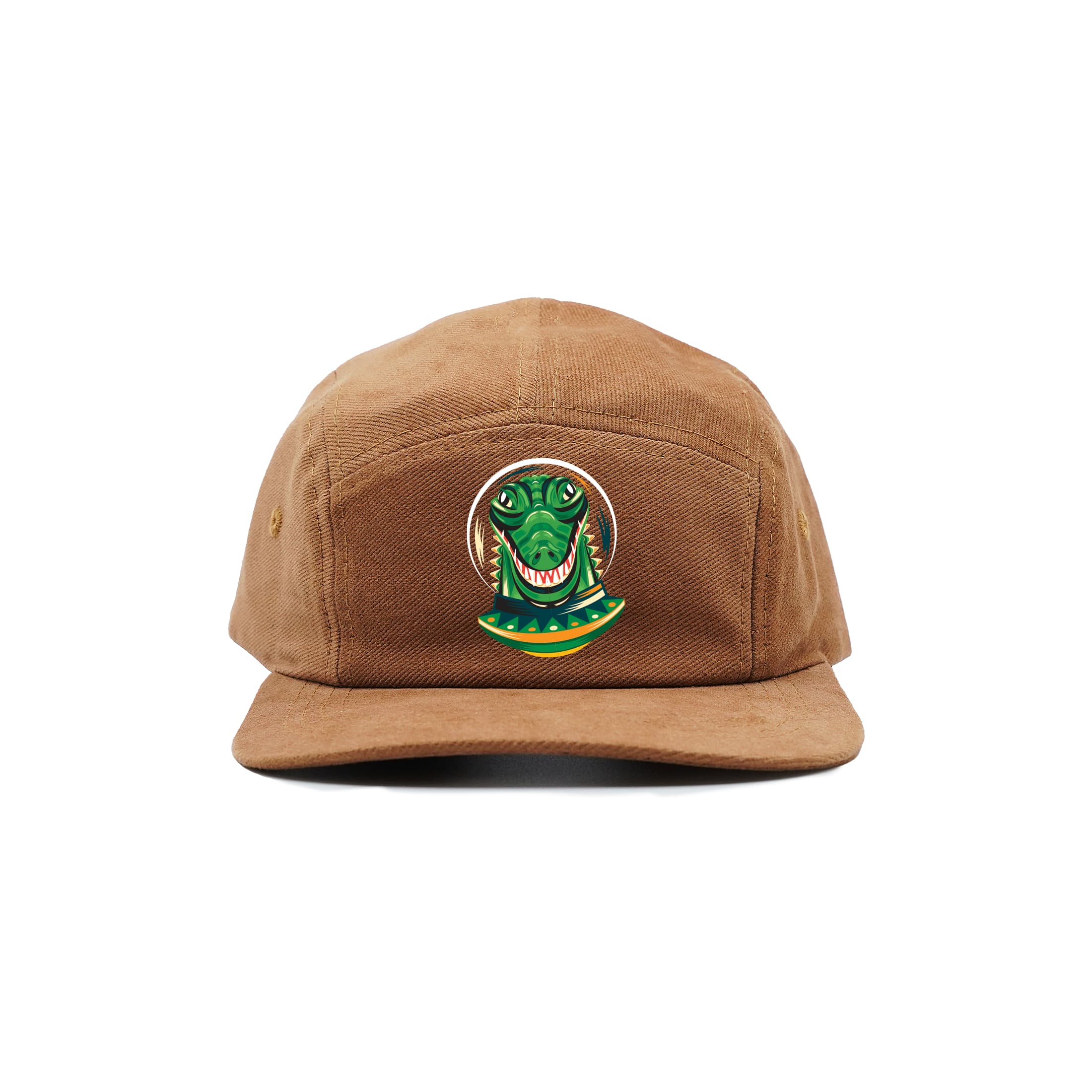 Boné 5 Panel Chama o Síndico - Marrom