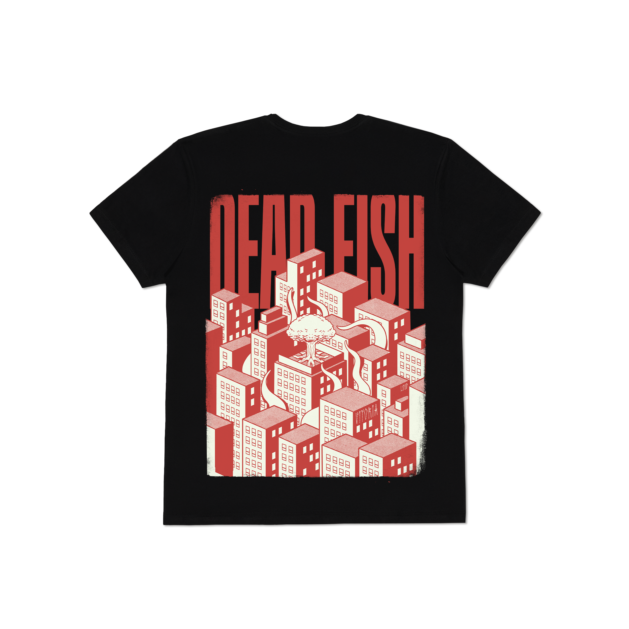 Camiseta VITÓRIA Dead Fish - Preto
