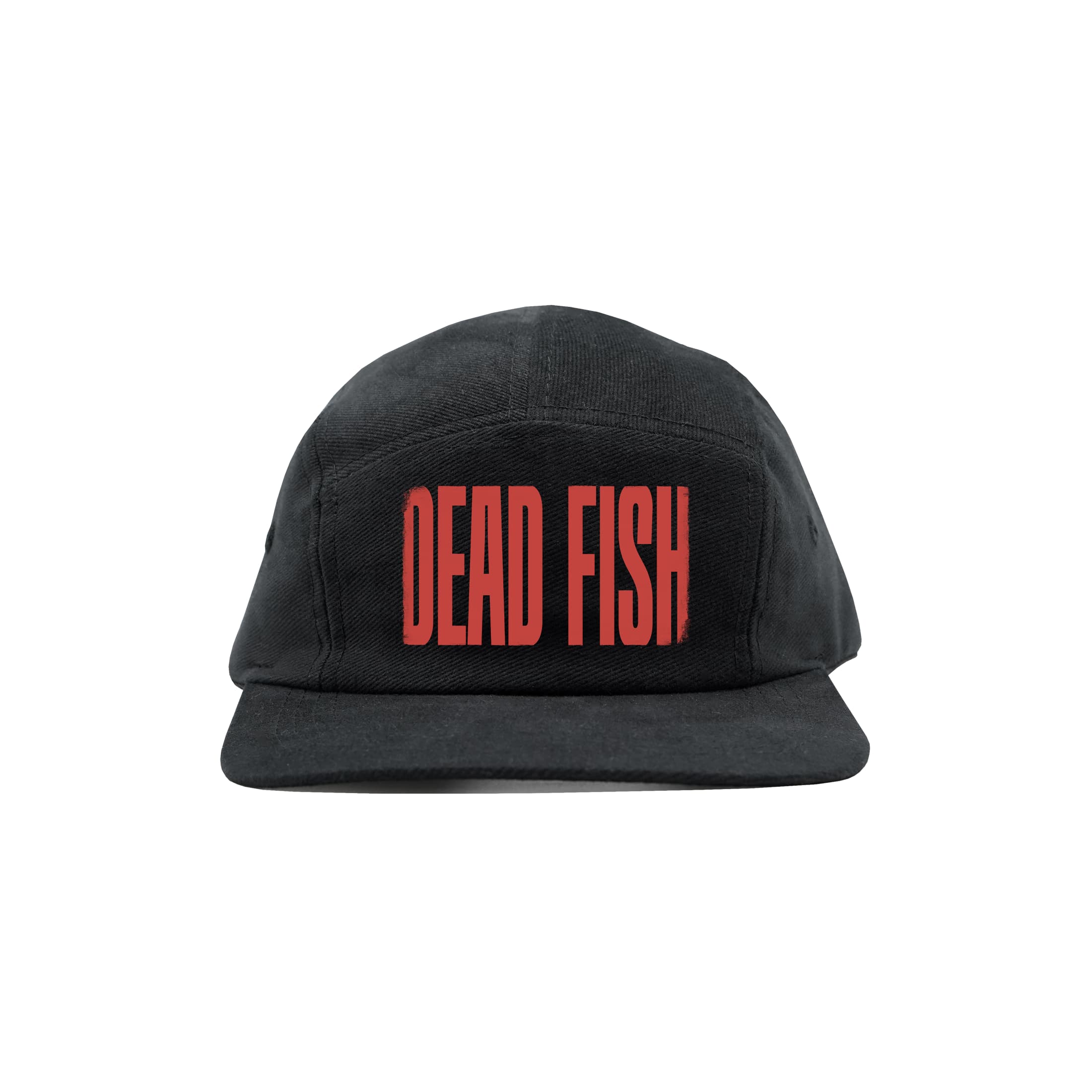 Boné 5 Panel Vitória (34 anos) Dead Fish - Preto