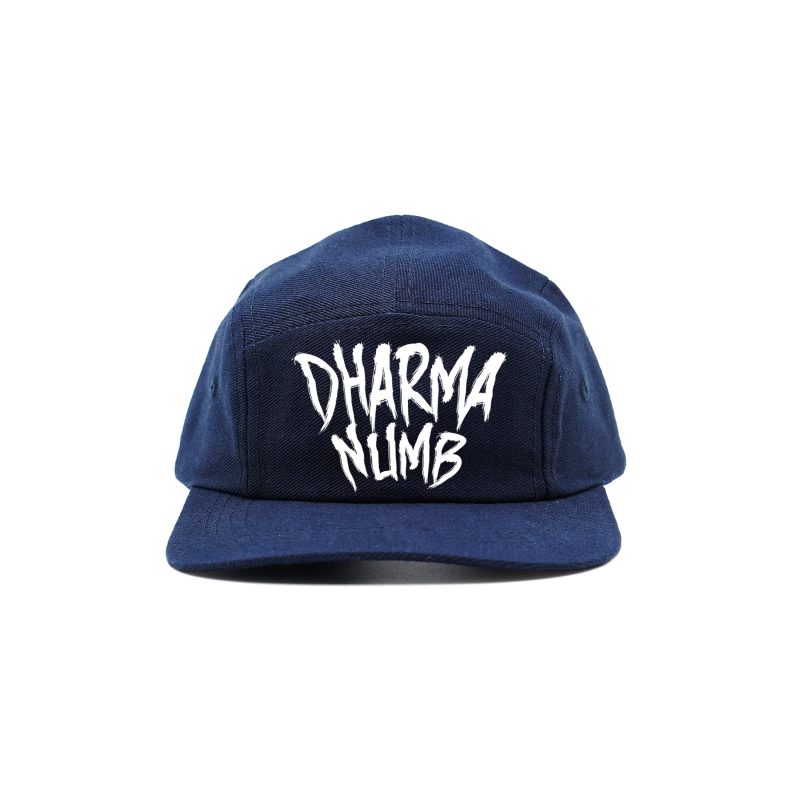 Boné 5 Panel Logo Dharma Numb - Azul Marinho