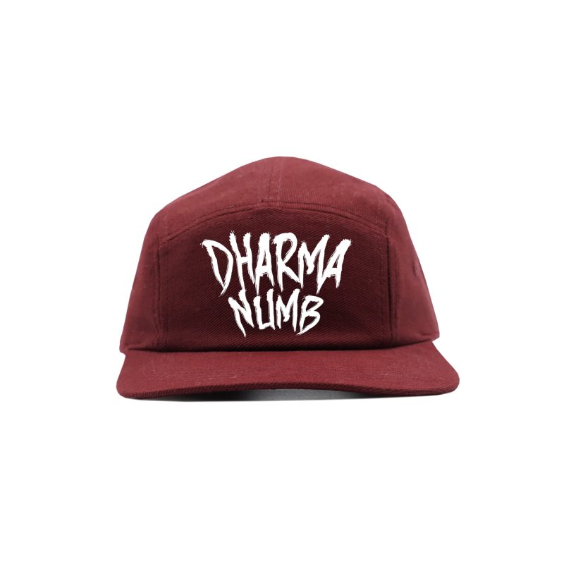 Boné 5 Panel Logo Dharma Numb - Bordô