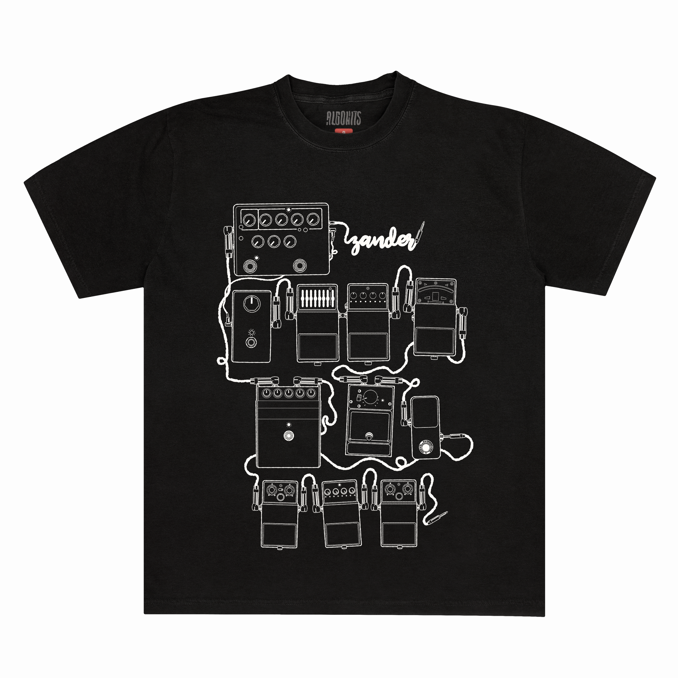Camiseta Pedais Zander - Preto