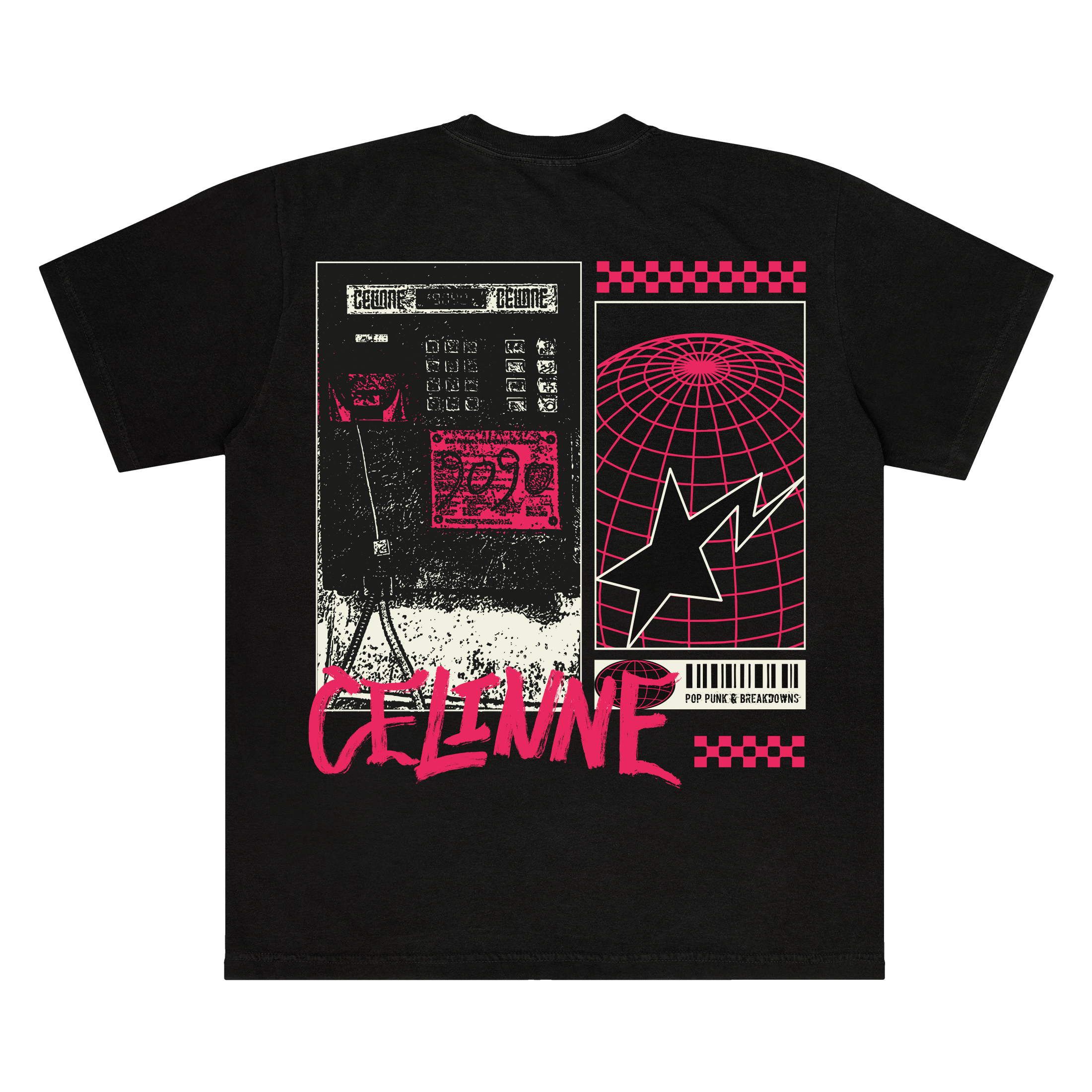 Camiseta 9090 Celinne - Preto