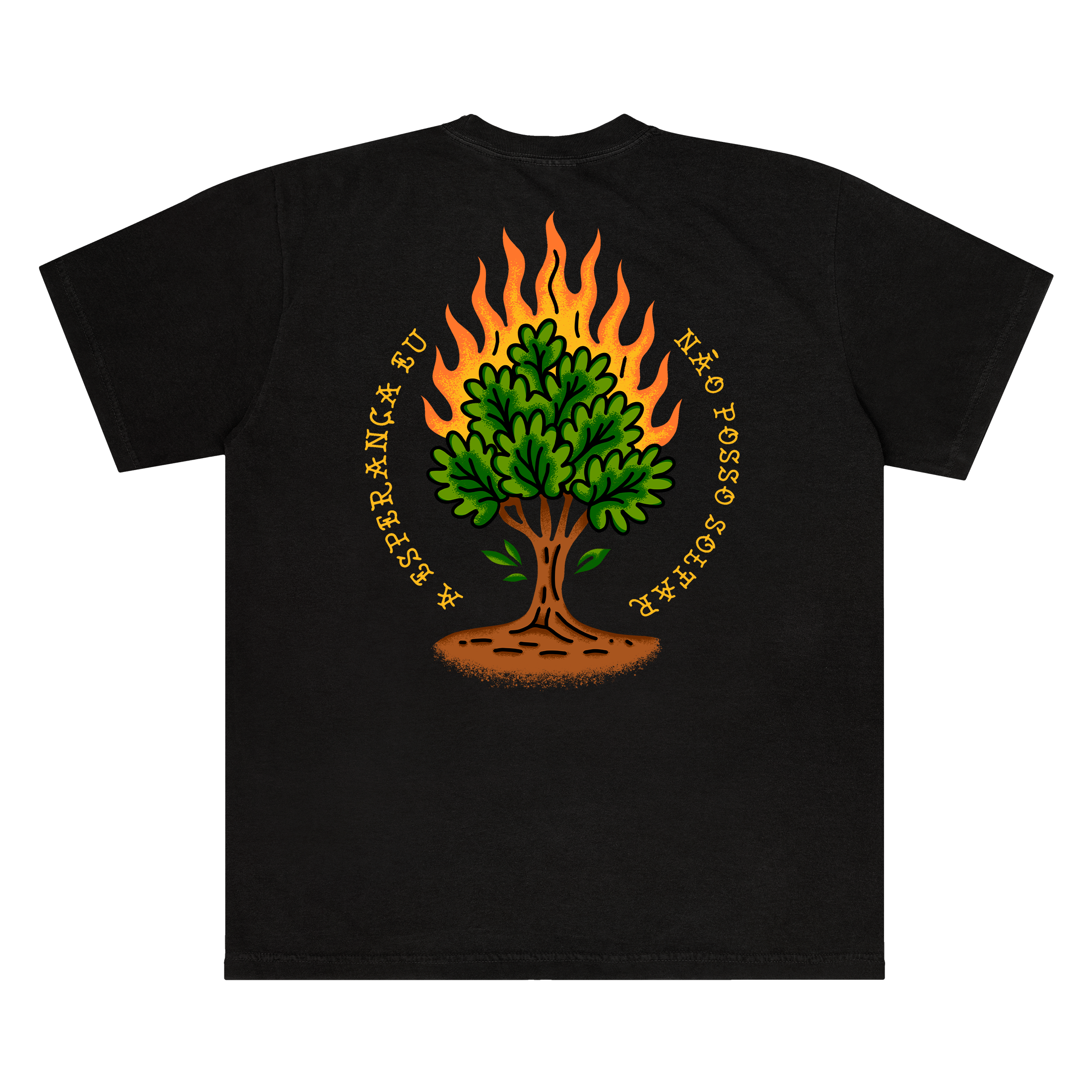 Camiseta Autodefesa Pense - Preto