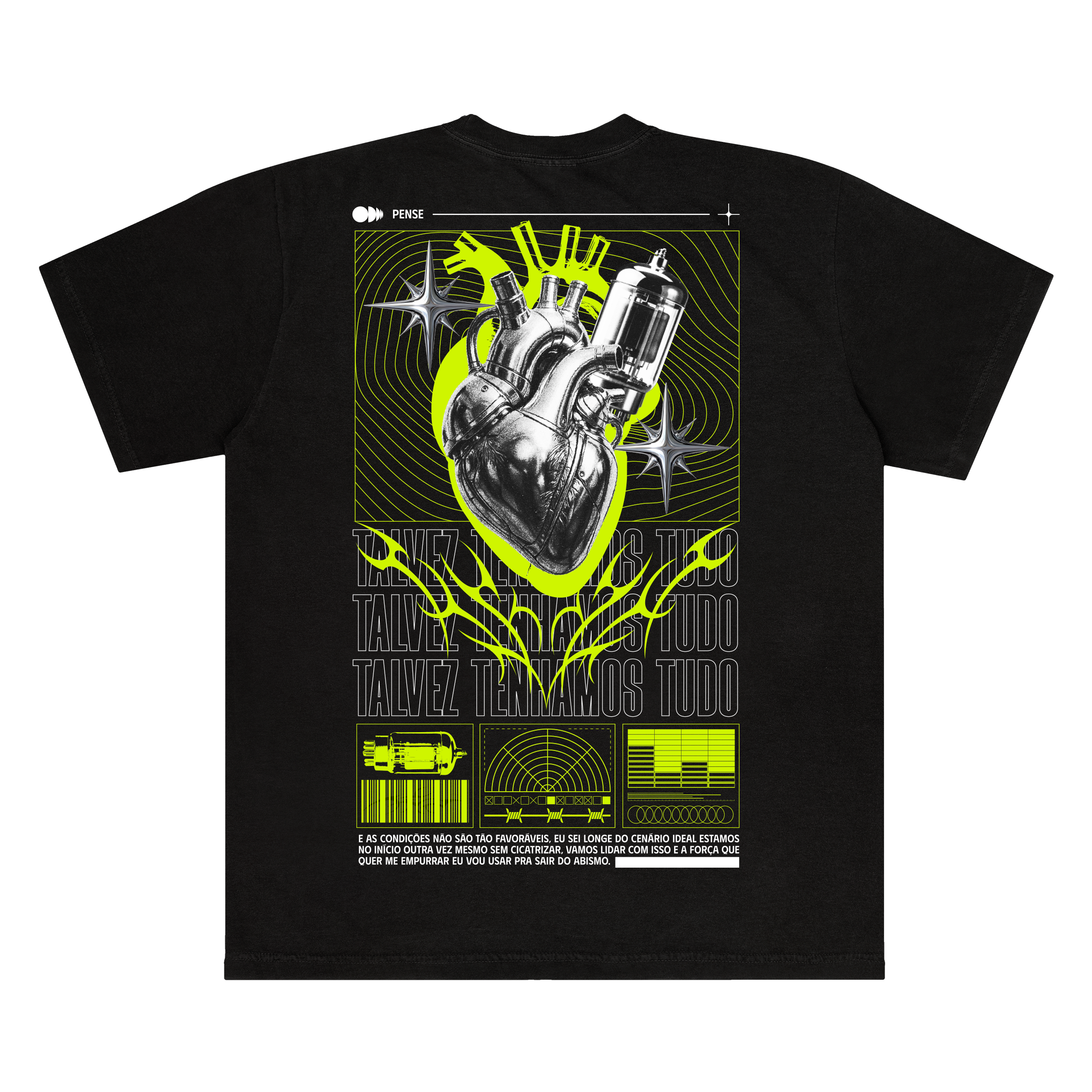 Camiseta Abismo Pense - Preto