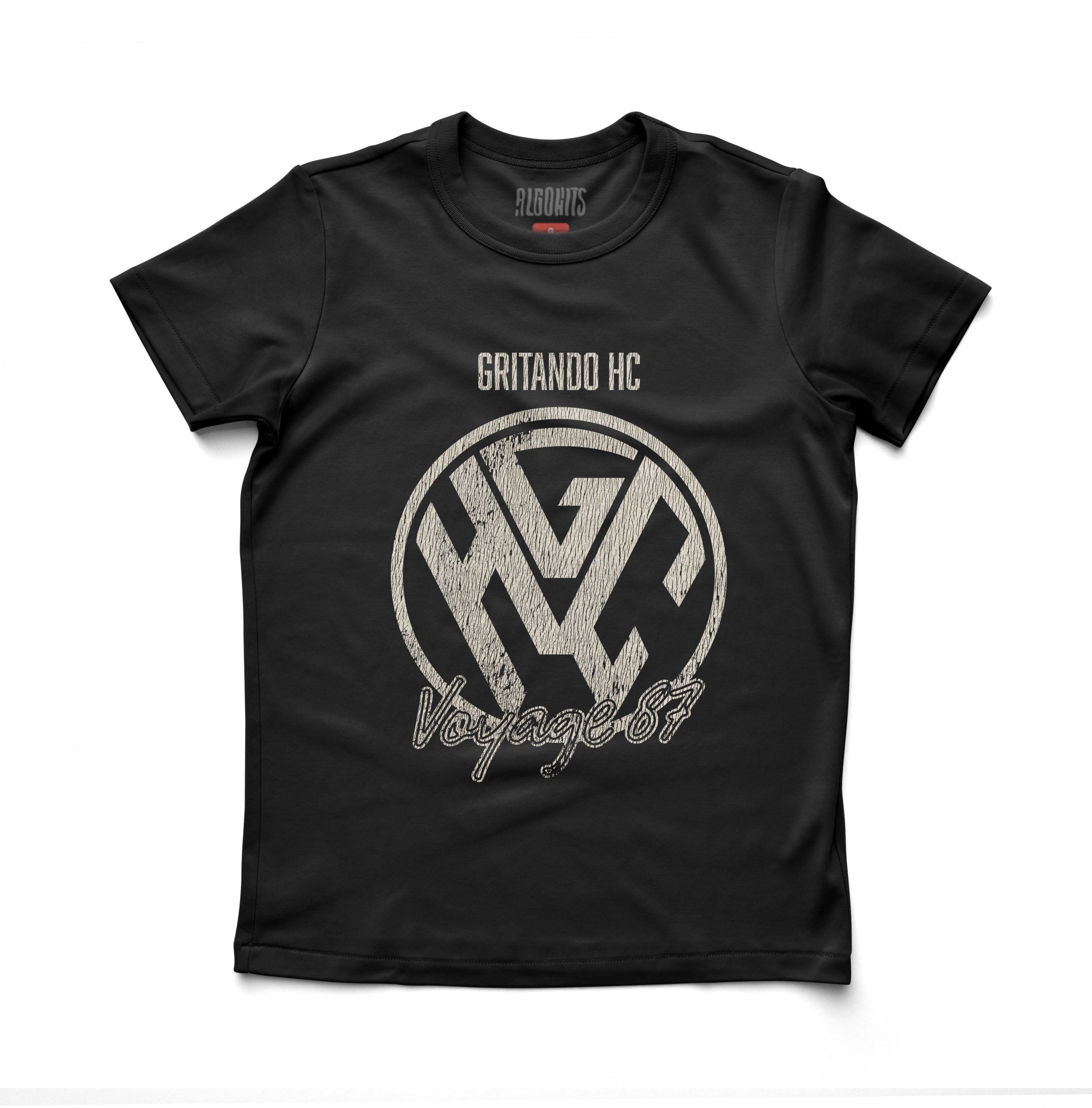 Camiseta Feminina Voyage 87 Gritando HC - Preto