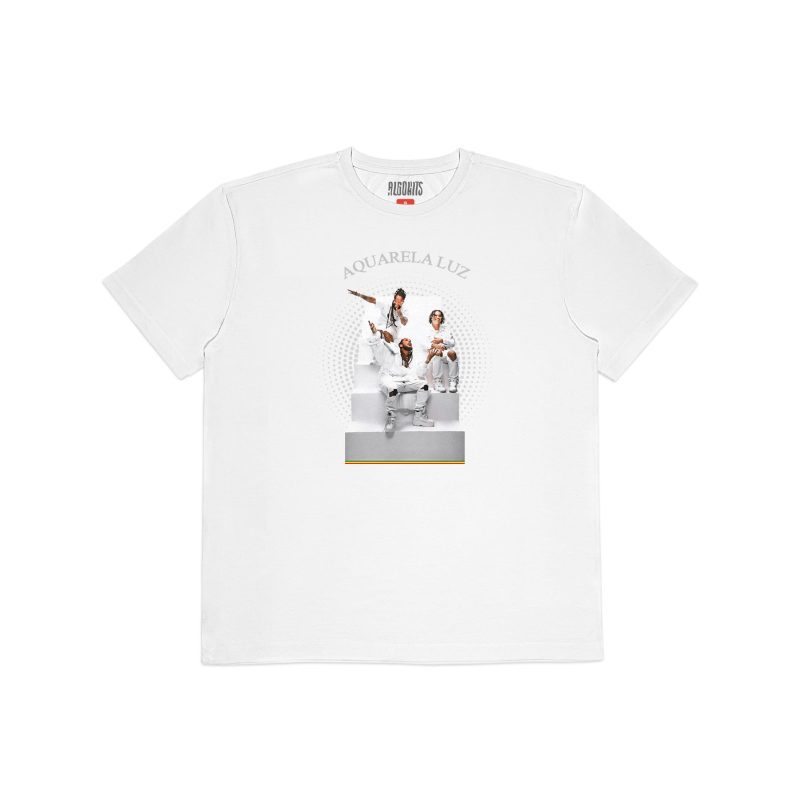 Camiseta Aquarela Luz Dada Yute - Branco